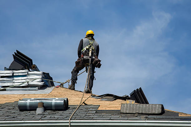 Professional Roofing technician working in New Hartford, NY